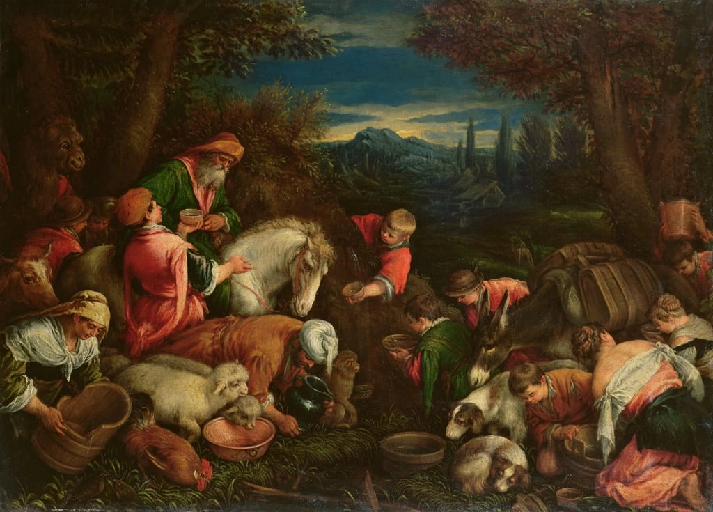  110-Giacobbe e Laban al pozzo-Kunsthistorisches Museum, Vienna 
